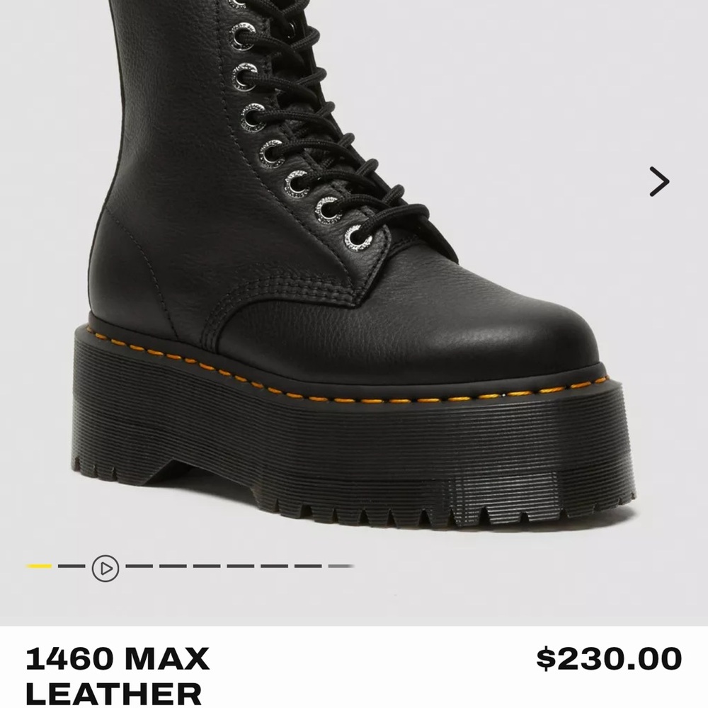 1460 Max Leather Platform Boots